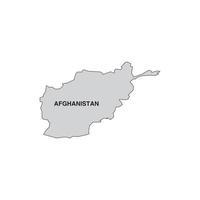 afghanistan land karta vektor ikon