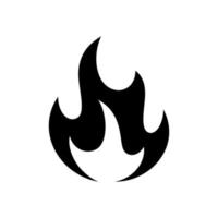 Flammensymbol Vektorsymbol vektor