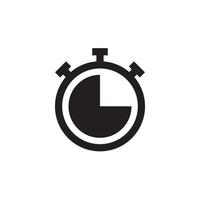 Stoppuhr-Timer-Vektorsymbol vektor