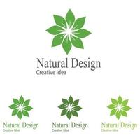 blad ikon vektor illustration design logotyp mall