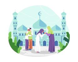 ramadan-illustrationskonzept vektor