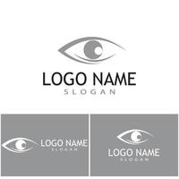 varumärkesidentitet företags ögonvård vektor logo design