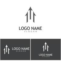 trident logotyp mall vektor ikon illustration design