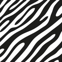 schwarze Streifen auf der Haut eines Zebras für Dekorationsgrafiken vektor