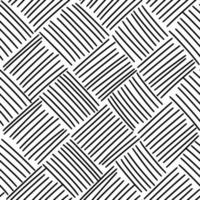 abstrakt svart och vitt seamless mönster av svarta linjer, bakgrund, ränder, rutor. ett mönster av svarta linjer på en vit, handritad abstrakt bakgrund av linjer. handritad bläck ritning och textur vektor