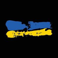 Ukraine-Flagge. Flagge der Ukraine. Nationales Symbol. quadratisch, rund und herzförmig. ukrainisches Flaggensymbol. blaue und gelbe Abbildung. Stock-Vektor-Illustration vektor
