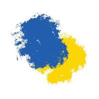 Ukraine-Flagge. Flagge der Ukraine. Nationales Symbol. quadratisch, rund und herzförmig. ukrainisches Flaggensymbol. blaue und gelbe Abbildung. Stock-Vektor-Illustration vektor