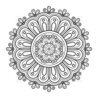 vektor abstrakt mandala mönster. konst på väggen. målarbok spetsmönster tatueringen. design för en tapetfärg skjorta och kakeldesign, dekorativ cirkelprydnad i etnisk orientalisk stil