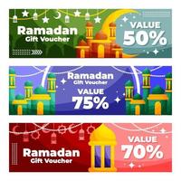 ramadan presentkortset vektor