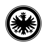 kejserlig örn fågel, djur logotyp siluett illustration. vektor