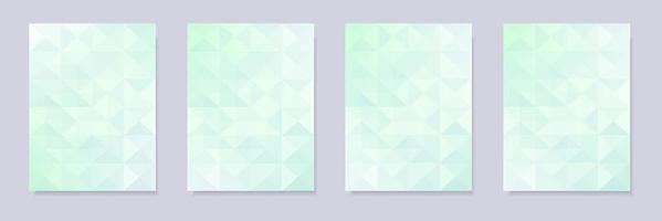 Sammlung von abstrakten blau-weißen Gradienten-Vektor-Cover-Hintergründen. für Geschäftsbroschürenhintergründe, Karten, Tapeten, Poster und Grafikdesigns. vektor