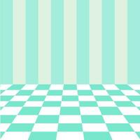 turkos blå schackbräde produkt visa scen bakgrund vektor
