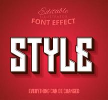 Style text effekt