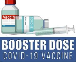 booster shorts covid 19 vaccin logotyp vektor