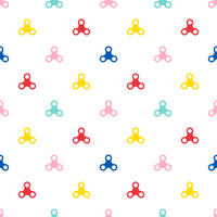 Zappeln Sie Spinner Seamless Pattern vektor