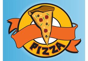 Pizza-Logo vektor