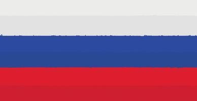 Farbabstrich in den Farben der russischen Flagge - Vektor