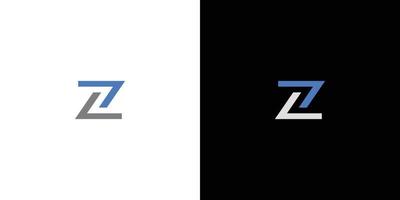 Einzigartiges und modernes Z-Logo-Design vektor