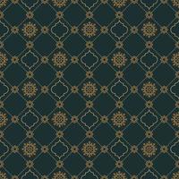 islamisk geometrisk stjärna och quatrefoil form rutnät sömlösa mönster samtida färg bakgrund. batik sarong mönster. använd för tyg, textil, omslag, inredningselement, omslag. vektor