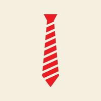 affärschef slips företagets logotyp linje vektor symbol ikon illustration minimalistisk design