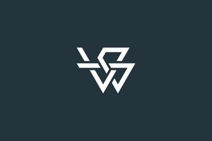 Anfangsbuchstabe vg Logo-Design-Vektor vektor