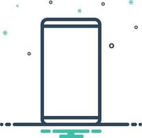 Mix-Symbol für Smartphone vektor
