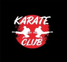 Karate-Kick-Logo-Vektor vektor