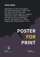 minimal design för flygblad, affischer, broschyromslag, bakgrunder, tapeter, typografi eller andra tryckprodukter vektor