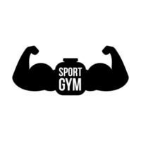 Sport-Gym-Vektor-Logo-Konzept vektor