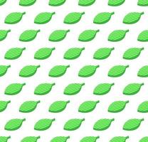 Grün gestreifte Blätter nahtloses Farbvektormuster vektor