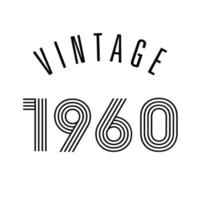 1960 vintage retro t-shirt design vektor