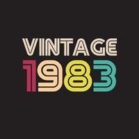 193 Vintage Retro-T-Shirt-Design, Vektor, schwarzer Hintergrund vektor
