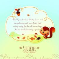 Children&#39;s Fanciful Storybook Text Frame and Background vektor