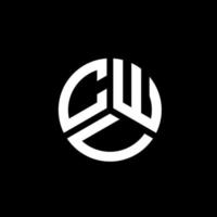 cwv brev logotyp design på vit bakgrund. cwv kreativa initialer brev logotyp koncept. cwv-bokstavsdesign. vektor