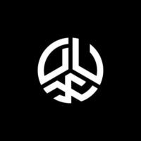 Dux-Brief-Logo-Design auf weißem Hintergrund. dux creative Initialen schreiben Logo-Konzept. Dux-Briefgestaltung. vektor