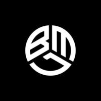 bml-Brief-Logo-Design auf weißem Hintergrund. bml kreative Initialen schreiben Logo-Konzept. bml Briefgestaltung. vektor