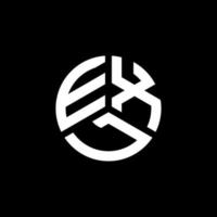 exl-Brief-Logo-Design auf weißem Hintergrund. exl kreatives Initialen-Buchstaben-Logo-Konzept. exl Briefgestaltung. vektor