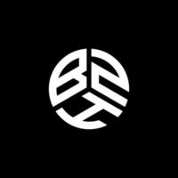 bzh-Brief-Logo-Design auf weißem Hintergrund. bzh kreative Initialen schreiben Logo-Konzept. bzh Briefgestaltung. vektor