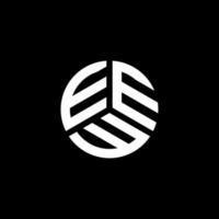 Eew-Buchstaben-Logo-Design auf weißem Hintergrund. eew kreative Initialen schreiben Logo-Konzept. Eew Briefgestaltung. vektor
