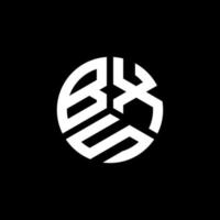 bxs-Brief-Logo-Design auf weißem Hintergrund. bxs kreatives Initialen-Buchstaben-Logo-Konzept. bxs Briefdesign. vektor