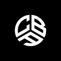CBA-Brief-Logo-Design auf weißem Hintergrund. cba kreatives Initialen-Buchstaben-Logo-Konzept. cba Briefgestaltung. vektor