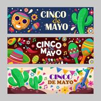 cinco de mayo Banner vektor