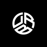 drb-Brief-Logo-Design auf weißem Hintergrund. drb kreative Initialen schreiben Logo-Konzept. drb Briefgestaltung. vektor
