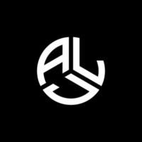 alj-Buchstaben-Logo-Design auf weißem Hintergrund. alj kreative Initialen schreiben Logo-Konzept. alj Briefgestaltung. vektor