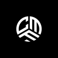 cmf-Brief-Logo-Design auf weißem Hintergrund. cmf kreative Initialen schreiben Logo-Konzept. cmf Briefgestaltung. vektor