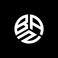 baz-Brief-Logo-Design auf weißem Hintergrund. baz kreative Initialen schreiben Logo-Konzept. baz Briefgestaltung. vektor