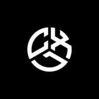 cxl brev logotyp design på vit bakgrund. cxl kreativa initialer bokstavslogotyp koncept. cxl bokstavsdesign. vektor