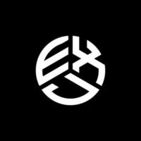 exj-Buchstaben-Logo-Design auf weißem Hintergrund. exj kreative Initialen schreiben Logo-Konzept. exj Briefgestaltung. vektor