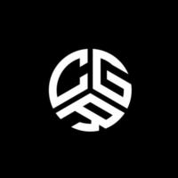 Cgr-Brief-Logo-Design auf weißem Hintergrund. cgr kreative Initialen schreiben Logo-Konzept. cgr-briefdesign. vektor