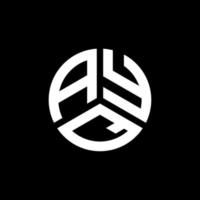 ayq-Buchstaben-Logo-Design auf weißem Hintergrund. ayq kreatives Initialen-Buchstaben-Logo-Konzept. ayq Briefgestaltung. vektor